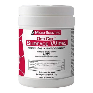 Micro Scientific Opti-Cide3 Disinfectant Surface Wipes - Opti-Cide3 Surface Disinfectant Wipes - OCW06-100