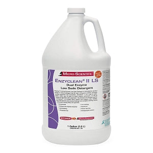 Micro Scientific Inc Enzyclean II LS Dual Enzyme Low Suds Instrument Detergent - Enzyclean II LS Dual Enzyme Low Suds Detergent, Concentrate, 1 Gallon - Z6