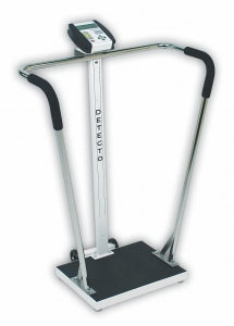 Detecto High-Capacity Stand-On Digital Scales - Bariatric Digital Scale with Handrail, 600 lb. (270 kg) Capacity - 6855