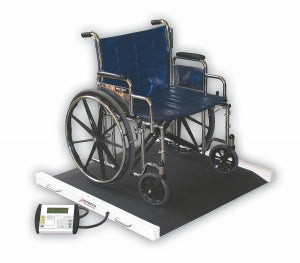 Cardinal / Detecto Scale Mfg Co Detecto Portable Wheelchair Scales - Digital Wheelchair Scale with Dual Ramps, 1, 000 lb. (450 kg) Weight Capacity - BRW1000