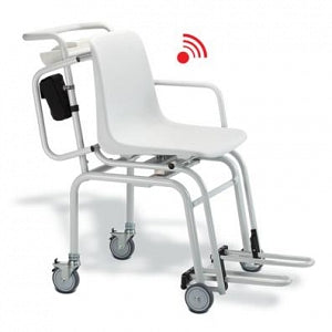 Seca Seca Digital Chair Scale - EMR-Capable Digital Chair Scale with Adjustable Armrests and Footrest and Plastic Seat, Weight Capacity 660 lb. (300 kg) - 9541309007