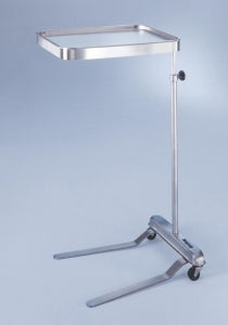 Blickman Stainless Steel Mayo Stands - Stainless Steel Mayo Stand, Knob Operated, 19" x 13" - 0638841000