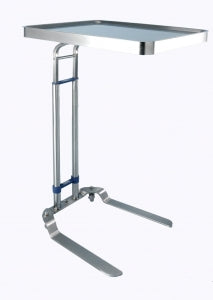 Blickman Stainless Steel Mayo Stands - Stainless Steel Mayo Stand, Foot Operated, 20" x 25", Tray - 0668871000