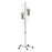 Blickman Health Ind Inc IV Irrigation Safety Systems - Aluminum 5-Leg IV Pole Stand Irrigation Tower, 2-Channel - 0541110200