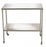 UMF Medical Instrument Tables with Shelf - Instrument Table, with Shelf, 20"W x 48"L x 34"H - SS8014