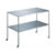 UMF Medical Instrument Tables with Shelf - Instrument Table, with Shelf, 16"W x 20"L x 34"H - SS8018