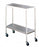 UMF Medical Instrument Tables with Shelf - Instrument Table, with Shelf, 20"W x 36"L x 34"H - SS8010