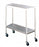 UMF Medical Instrument Tables with Shelf - Instrument Table, with Shelf, 24"W x 48"L x 34"H - SS8008