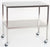 Mid Central Stainless Steel H-Brace Instrument Table - H-Brace Stainless Steel Instrument Table, 16" x 20" x 34" - MCM510