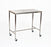 Mid Central Stainless Steel H-Brace Instrument Table - H-Brace Stainless Steel Instrument Table, 16" x 20" x 34" - MCM510