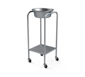 Mac Medical Single Basin Solution Stands - Single Basin Stand with Shelf, 8.5 qt. - SOL-1001-8.5