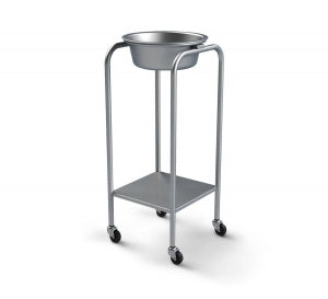 Mac Medical Single Basin Solution Stands - Single Basin Stand with Shelf - SOL-1001