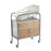 NK Medical Wood Faced Stainless Steel Bassinets - Wood-Front Bassinet with Cabinet and Drawer - NB-WFXDC