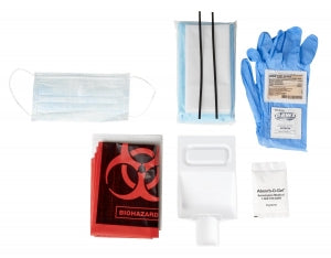 Medline Fluid Clean-Up Kits - Deluxe Biohazard Spill Kit with Bleach - MPH17CD410B