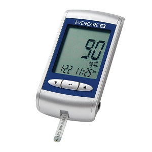 Medline EVENCARE G3 Blood Glucose Monitoring System - EvenCare G3 Blood Glucose Meter for Professional Use Only - MPH3540