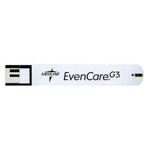 Medline EVENCARE G3 Blood Glucose Monitoring System - Glucose Test Strips for EvenCare G3 Meter - MPH3550