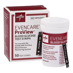 Medline EVENCARE ProView Blood Glucose Monitoring System - EvenCare ProView Glucose Strip - MPH4550