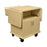 Amico Corporation OB Pass-Through Delivery Carts - Delivery Cart with 1 Drawer, 1 Pass-Through Cupboard and 2 Flip-Up Side Tables, Hard Rock Maple - DC-LMDD-01-HMF2P