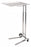 Medline Stainless Steel Mayo Stands - Mayo Stand, Foot-Operated Pedal, Stainless Steel, 20" x 25" Tray - MPHM2025SS