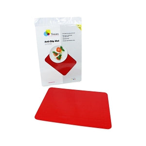 Heskins Tenura Nonslip Table Mat - Nonslip Medium Rectangular Table Mat, Red, 13-3/4" x 10" - TC/MAT-35-1