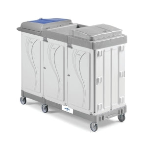 Medline MIYO Housekeeping Carts - Discharge Healthcare Housekeeping Cart, Large Base - DISC1