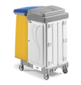 Medline MIYO Housekeeping Carts - Healthcare Housekeeping Cart, Economy, Short Base - ECO2