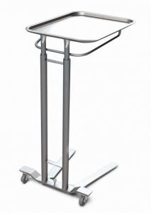 Mac Medical Stainless Steel Mayo Stands - Stainless Steel Mayo Stand, Foot Operated, 21-1/4" x 16-1/4" - MYO-2000