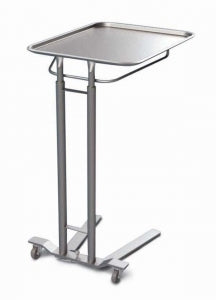 Mac Medical Stainless Steel Mayo Stands - Stainless Steel Mayo Stand, Foot Operated, 20" x 25" - MYO-2002