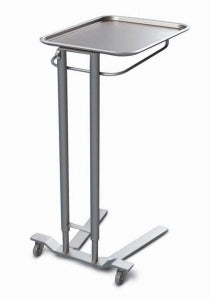 Mac Medical Stainless Steel Mayo Stands - Stainless Steel Mayo Stand, Thumb Operated, 16" x 21" - MYO-3000