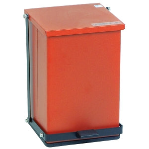 Detecto Step-On Waste Receptacles - Step-On Waste Can, Red, 24 qt. - P-24R