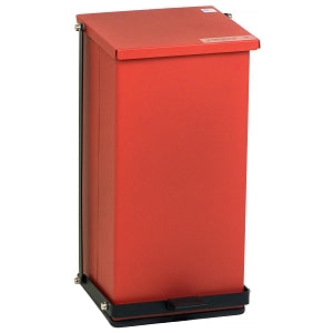 Detecto Step-On Waste Receptacles - Step-On Waste Can, Red, 32 qt. - P-32R