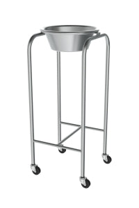 Mac Medical Stand with Single Basin and H-Brace - Stand with Single 7-qt. Basin and H-Brace - SOL-1000