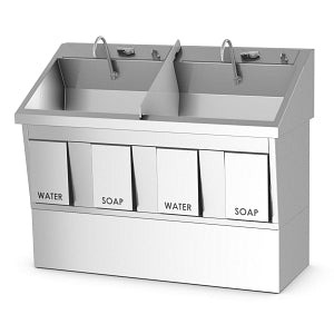 SS64 Series Dual Station Scrub Sink