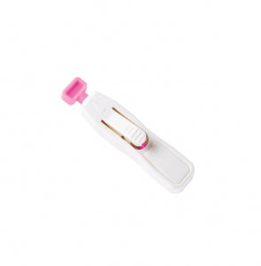 Medline Safety Lancets - Safety Lancet with Side-Button Activation, 21G x 2.4 mm - MPHSTSIDE21