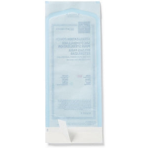 Medline Self-Seal Sterilization Pouches for Steam and Gas Only - Steam and Gas Self-Seal Sterilization Pouch, 5.25" x 12" - MPP100535GS