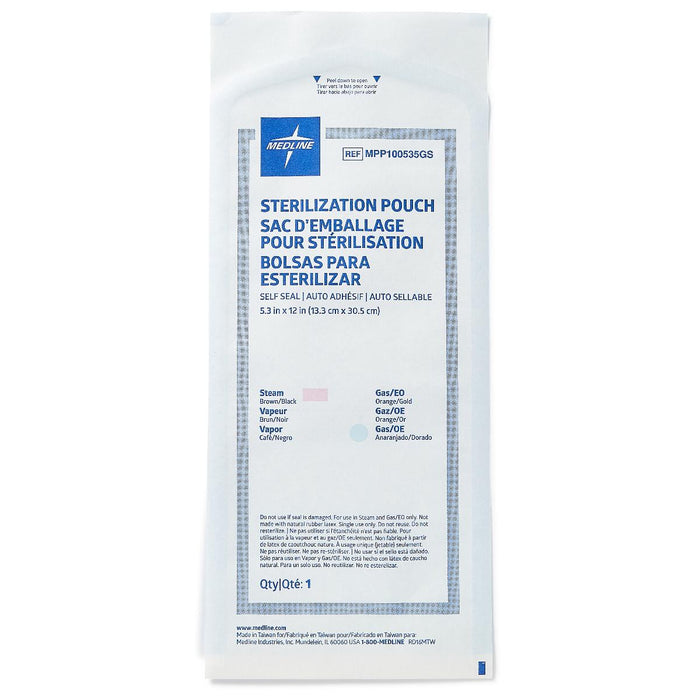 Self-Seal Sterilization Pouches for Steam and Gas Only