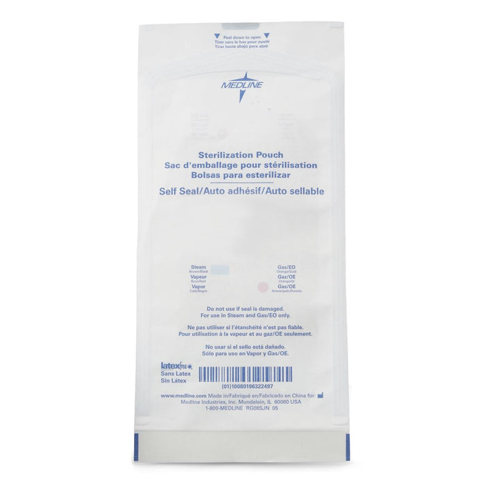 Self-Seal Sterilization Pouches for Steam and Gas Only