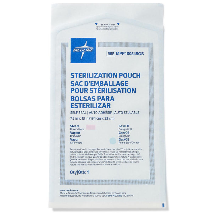 Self-Seal Sterilization Pouches for Steam and Gas Only