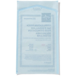 Medline Steam and Gas Instrument Sterilization Pouches - Steam and Gas Heat Seal Sterilization Pouch, 7.5" x 13" - MPP200245