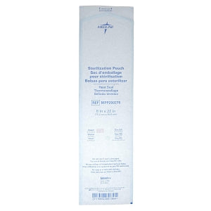 Medline Steam and Gas Instrument Sterilization Pouches - Steam and Gas Heat Seal Sterilization Pouch, 6" x 22" - MPP200270