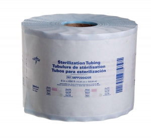 Medline Instrument Sterilization Tubing - Steam and Gas Sterilization Tubing, 6" x 656' Roll - MPP200420R