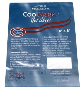 MPM Medical CoolMagic Hydrogel Sheet Dressing - CoolMagic Hydrogel Dressing, 3.75" x 3.75" - MP00206