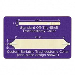 Marpac Inc Bariatric 2PC Tracheostomy Collars - Bariatric 2 Piece Tracheostomy Collar, 3" - 220