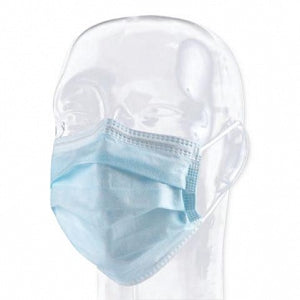 Precept Medical Procedure Face Masks - High Filtration Procedure Face Mask with Earloop, Blue - 15111