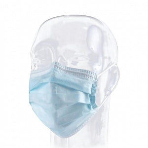 Precept Medical Procedure Face Masks - High Filtration Procedure Face Mask with Earloop, Blue - 15111