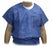 Precept Medical Scrub Shirts - Disposable Two-Pocket Scrub Shirt, Blue, Size L - 1517L