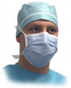 Precept Medical FluidGard Surgical Masks - FluidGard Surgical Mask, Blue - 15320