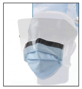 Precept Medical Products Fluidshield Mask with Visor - Fluid Shield Mask with Visor - 15330