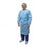 Precept Medical FluidGard Procedure Gowns - FluidGard Procedure Gown, Blue, Universal, Full Back - 51184