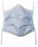 Precept Medical Original FluidGard Surgical Mask - FluidGard Face Mask, Poly Ties, Blue Diamond - 65 3312